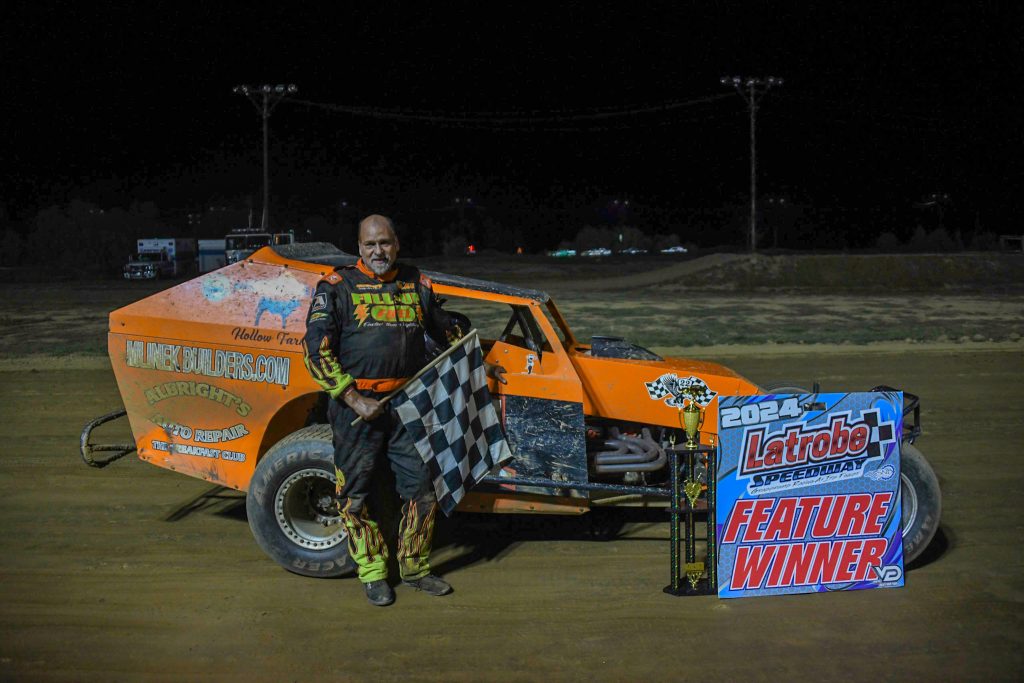 Wally Stock WINS 12th Feature of the season at Latrobe Speedway